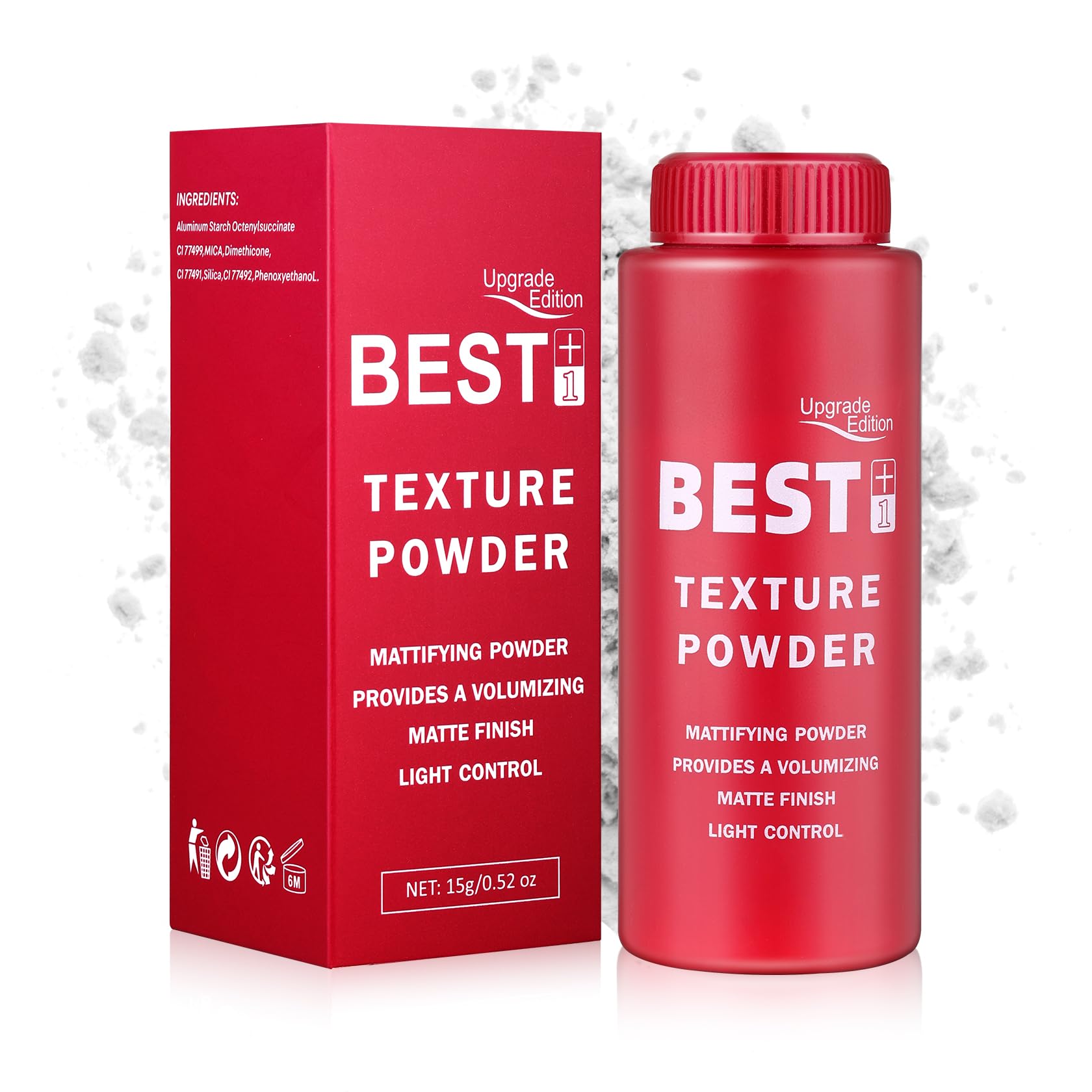 Hair Texture Powder for Men Women Texturizing and Volumizing Styling Powder Matte Finish Adds Volume Texture Root Lifting