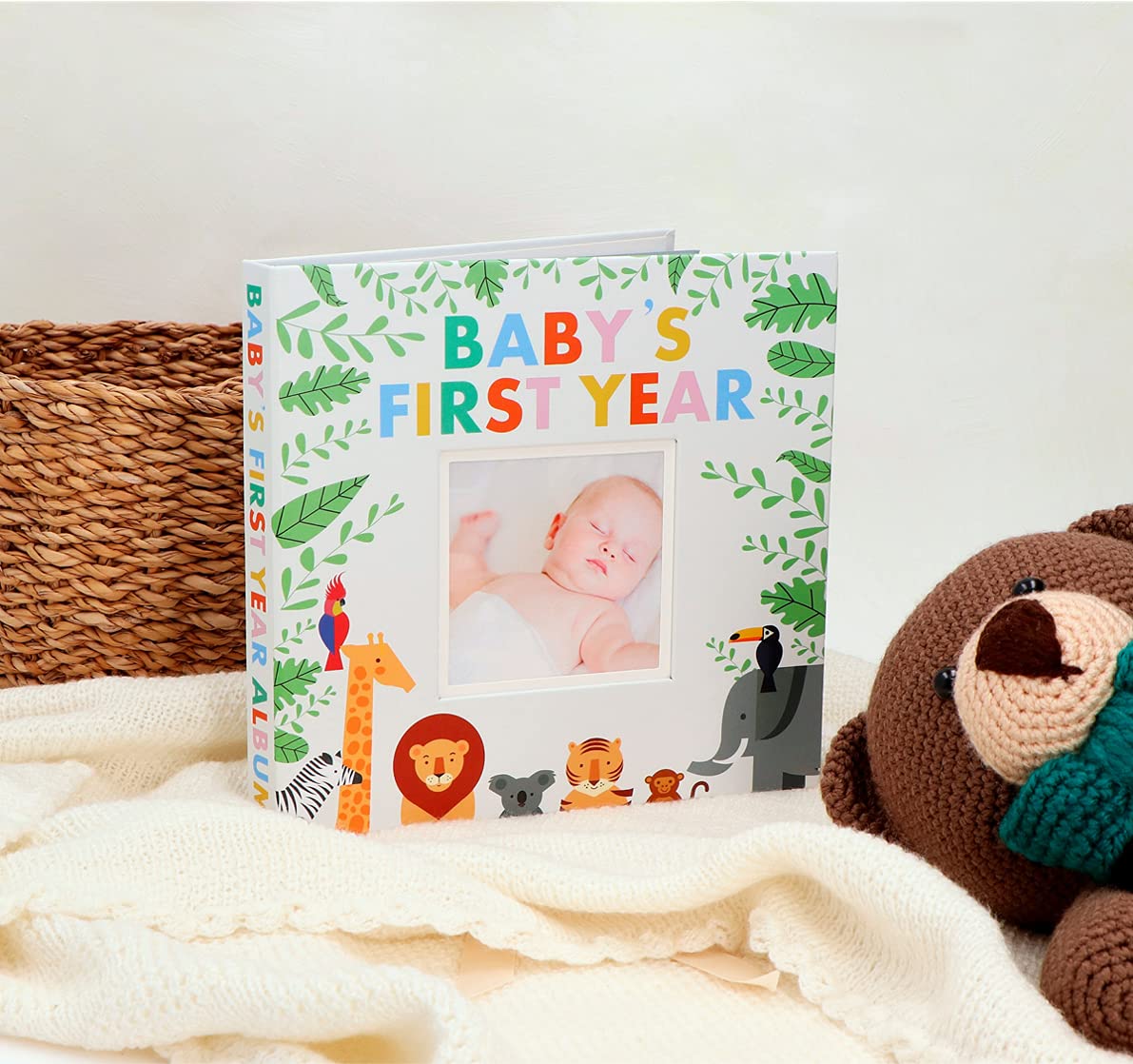 Baby Memory Book Baby Journal | First Year Photo Album | Up to The First 5 Years | Perfect for Boys and Girls | Achievements, Memories, Milestones | Baby Shower Present : Baby