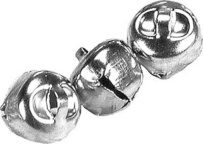 180 Miniature 3/8 in. Jingle Bells - Silver