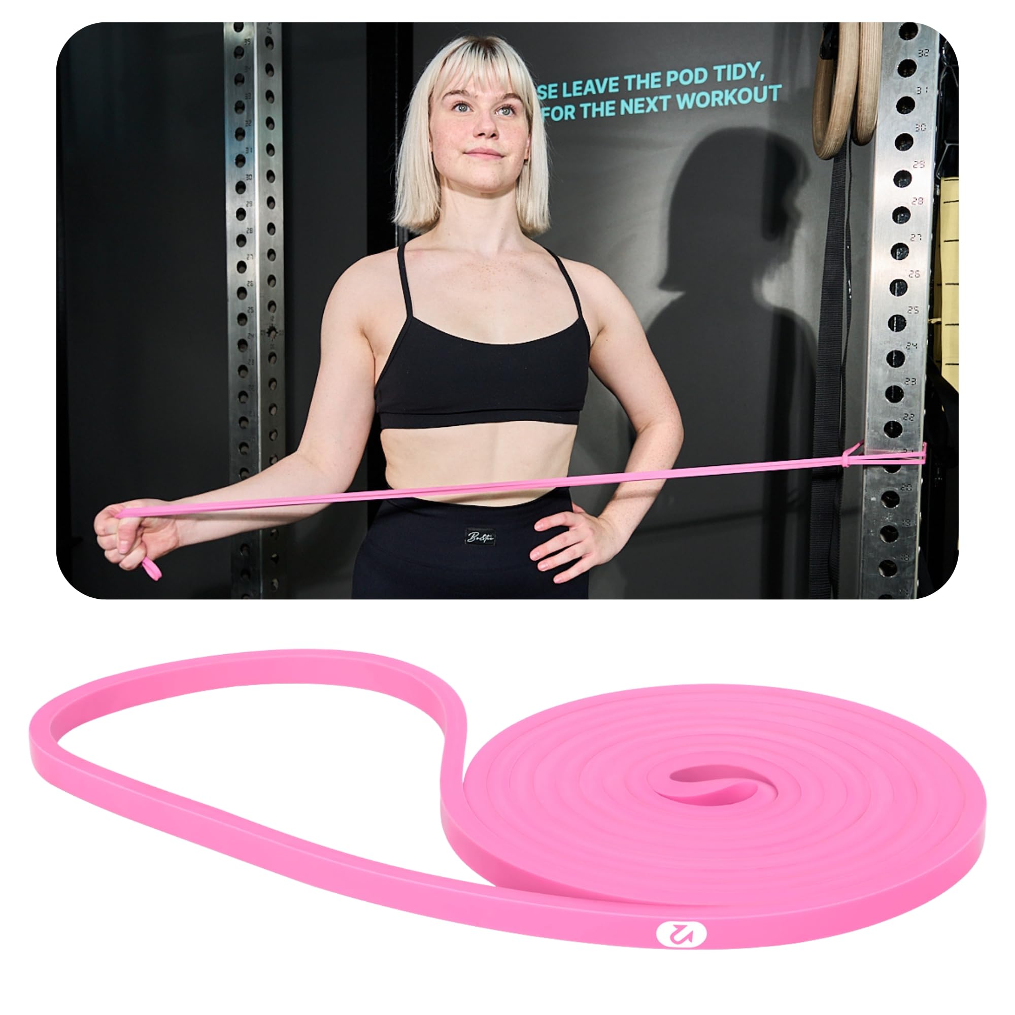 Closed Loop Long Resistance Bands for Home Gym – Ultra Durable Latex Material – Colour Coordinated Strength Levels – Exercise Bands for Mobility, Stretching, Pilates, Yoga, Hyrox, CrossFit