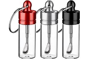 Snuff Kit with Spoon: Leakproof and Portable