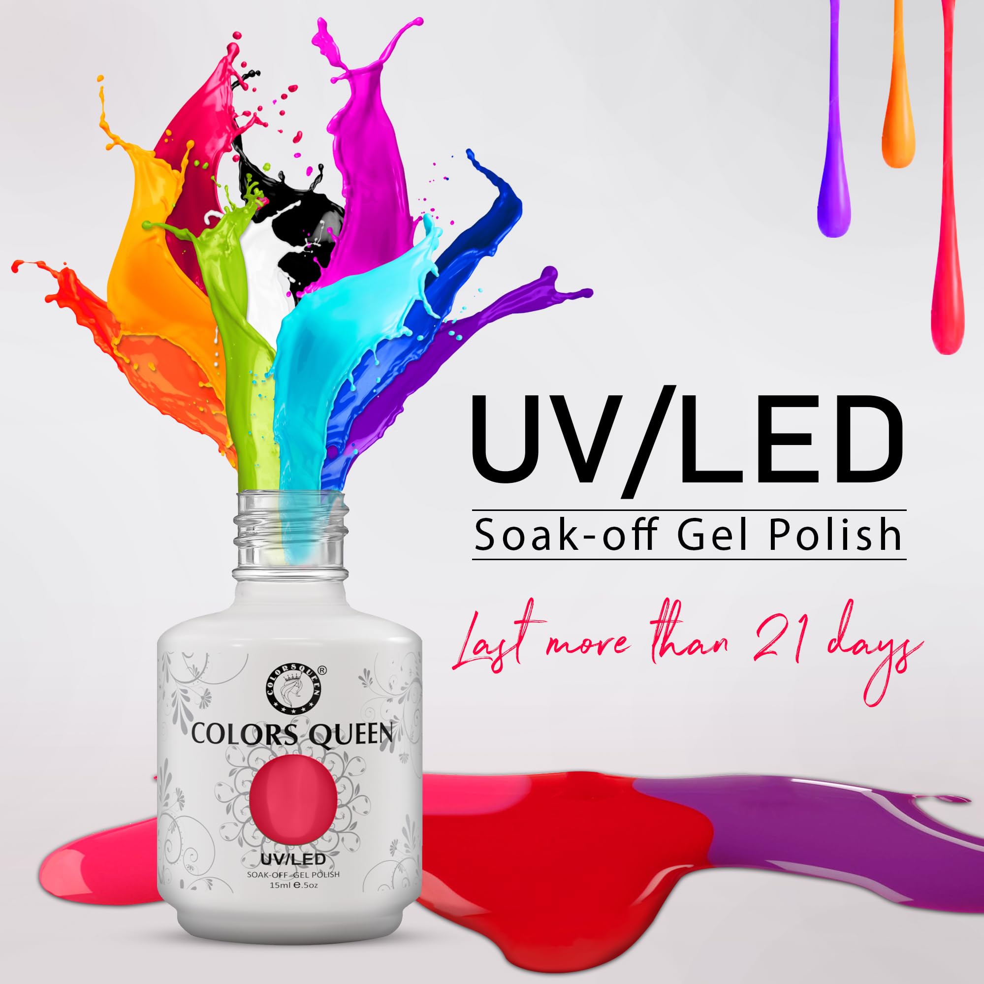 Buy Colors Queen UV LED Soak Off Gel Nail Polish | Long Lasting