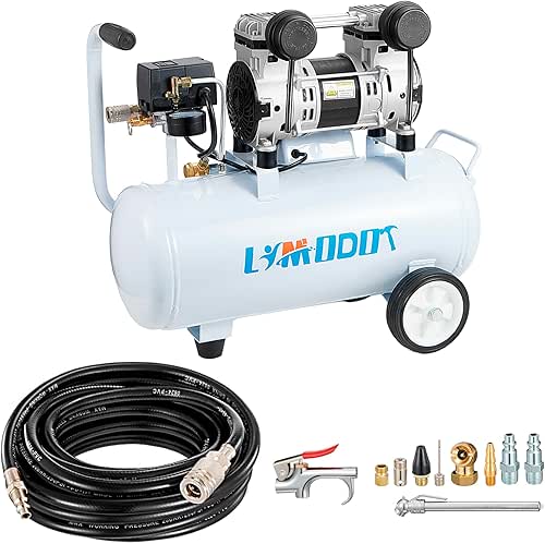 Quiet Air Compressor, Only 68dB, 5 Gallon Steel Tank, 2.8CFM