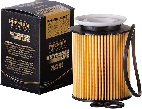 Miniatura 2 de Premium Guard Filtro de aceite, vida extendida PG99064EX| Compatible con Mercedes-Benz C300 2015-20, GLC300 2016-20, CLA250 2014-20, Infiniti QX30
