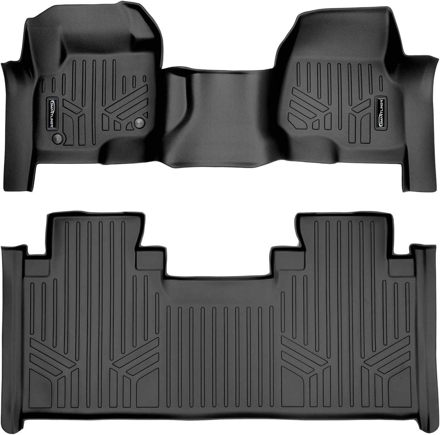 MAXLINER MAXFLOORMAT Floor Mats 2 Row Set Black for 2017 Ford F250/F