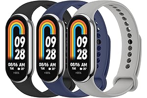 3 Pack Replacement Bands Compatible for Xiaomi Smart Band 8
