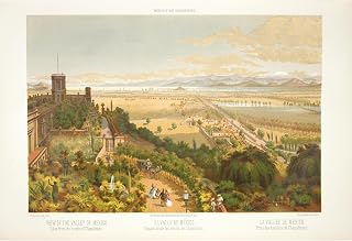 ArtDirect View of the Valley of Mexico, taken from the heights of Chapultepec. (1869) Unframed Art Print Giclee Poster by C. Castro - Ready for Framing with Customization Sizes 10x7, 14x10, 20x14, 35x24, 48x33 and 60x41 inches