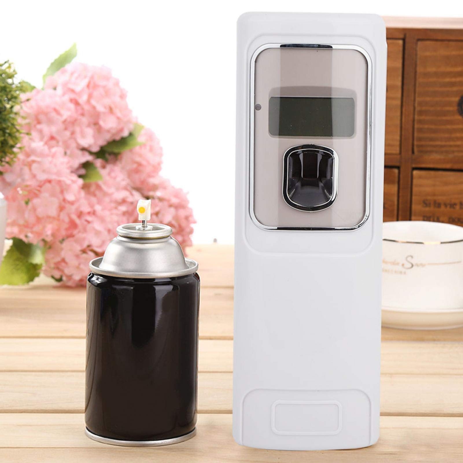 Dispenser automatico di profumo LCD, distributore di profumo per aria fresca con pompa elettrica senza spray, distributore di profumo per bagno, hotel, ufficio