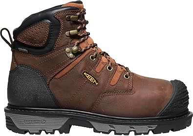 KEEN Utility Men's Camden 6 Composite Toe Waterproof Internal Metatarsal Guard Heavy Duty Work Boots