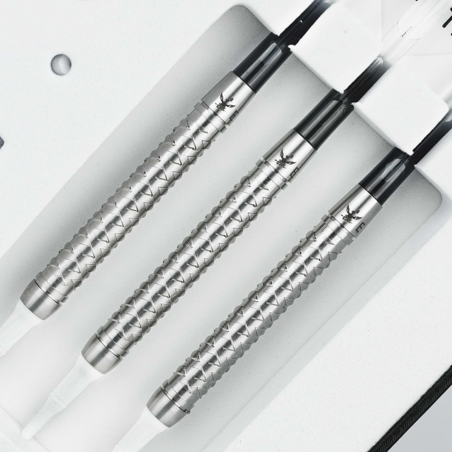 EMYTH Zestaw rzutek z miękką końcówką, 21 g, 90% wolframu, 6,6 mm × 52 mm, gęste, radełkowane, antypoślizgowe beczki, pełne akcesoria, zestaw upominkowy do domu i wewnątrz