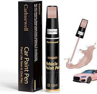 Pink Touch Up Paint for Cars, Auto Car Paint Touch Up Paint Pen for Deep Scratches, Car Scratch Repair Pen, Quick and Easy Solution to Repair Minor Automotive Scratches (Candy pink)