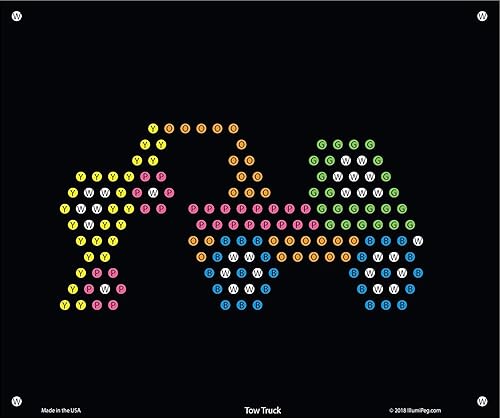 Miniatura 9 de IllumiPeg Plantillas de recarga Things That Go para Original Lite Brite pre-1994 (10 hojas, 9 x 12)