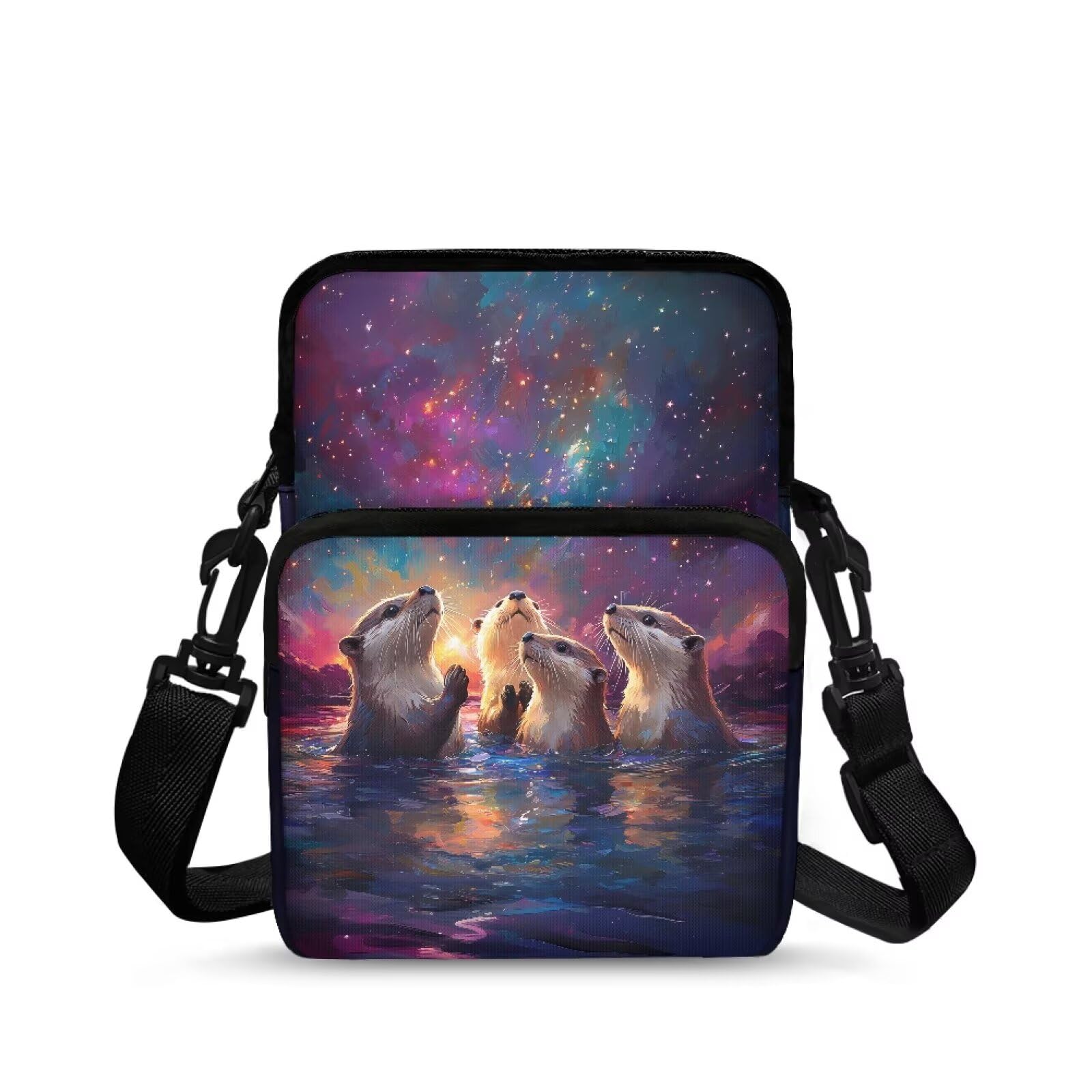 AZULCUSTO Small Crossbody Bags for Women Men Small Messenger Bag Purses Fanny Pack Wallet Bag Coin Purse Backpack