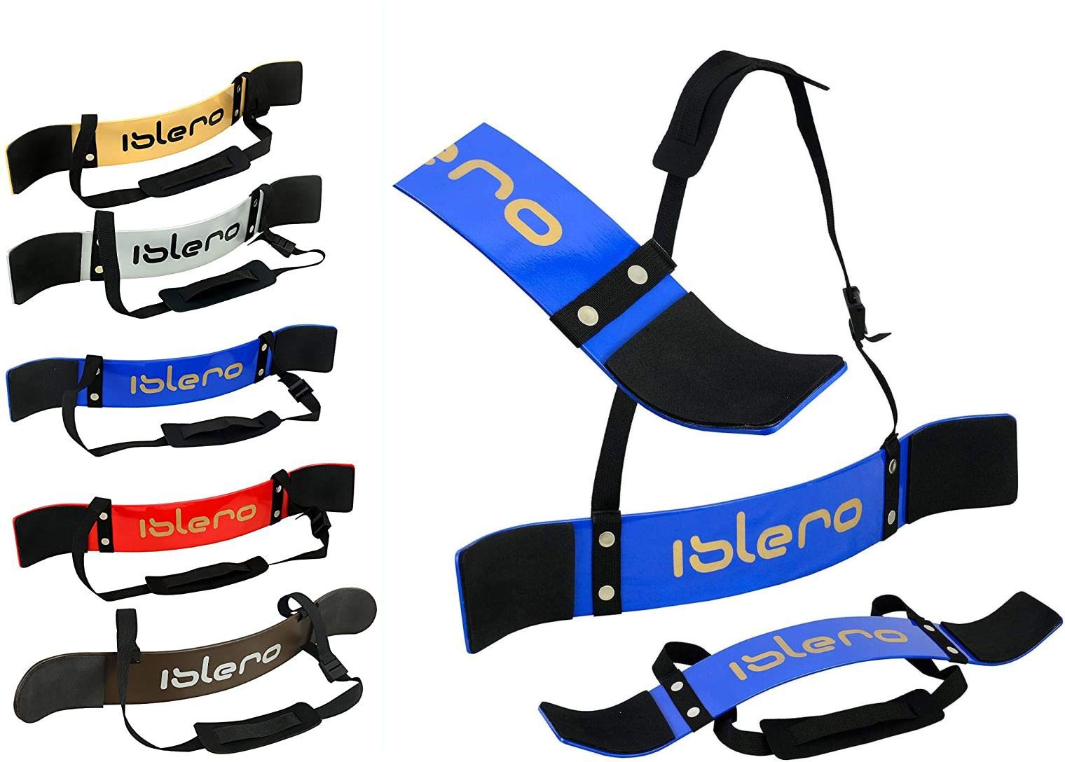 IsleroWeightlifting Arm Blaster Biceps Isolator Gym Support Strap Pro Bodybuilding Wraps