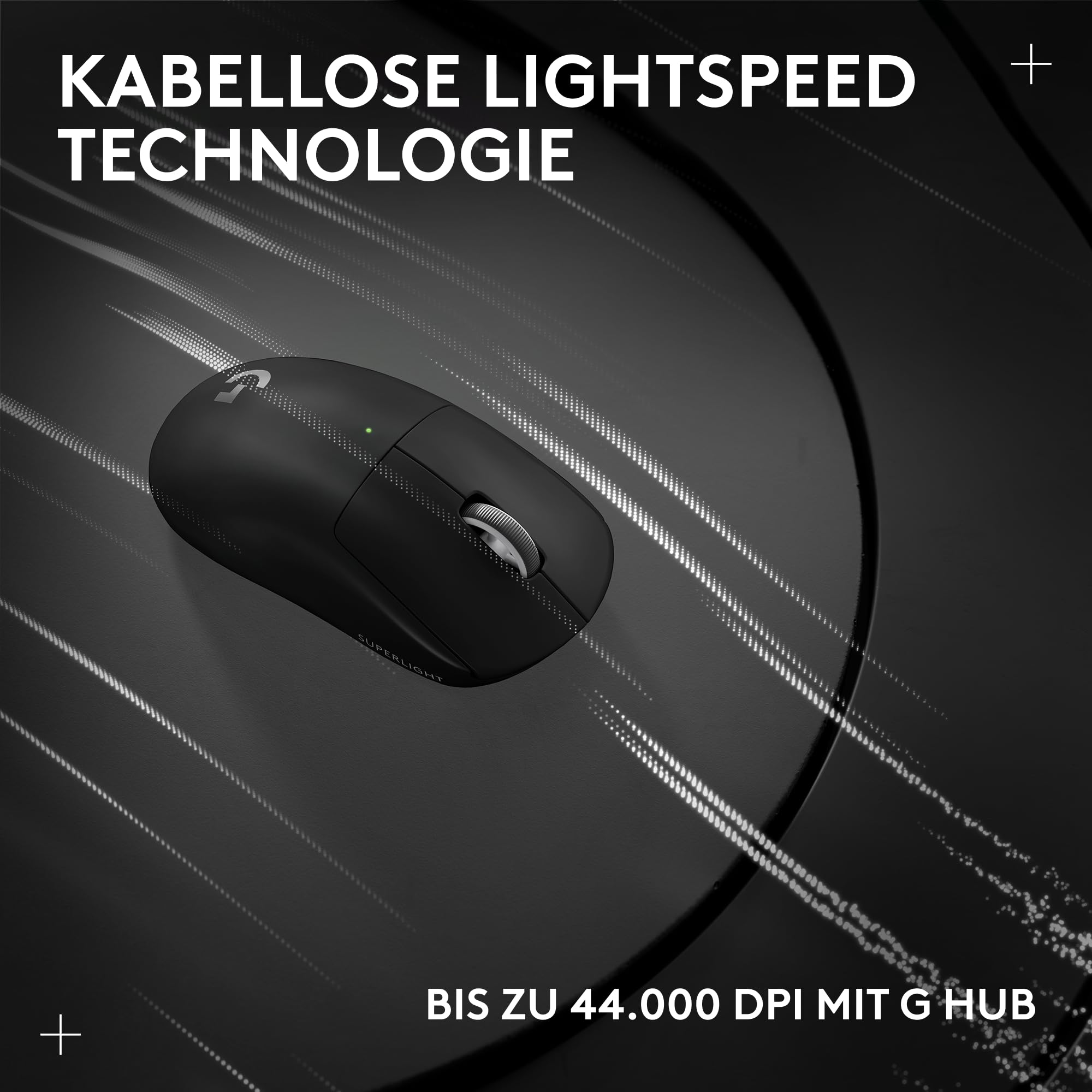 Logitech G PRO X SUPERLIGHT 2 kabellose Gaming-Maus, West Europa Verpackung, 60 g Pro-Grade-Maus... Ansicht 11