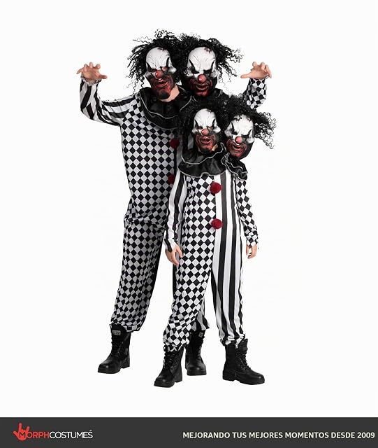 Foto 5 de 6 de Morph Disfraz Payaso de Dos Cabezas Niño, Disfraz Halloween Niño, M