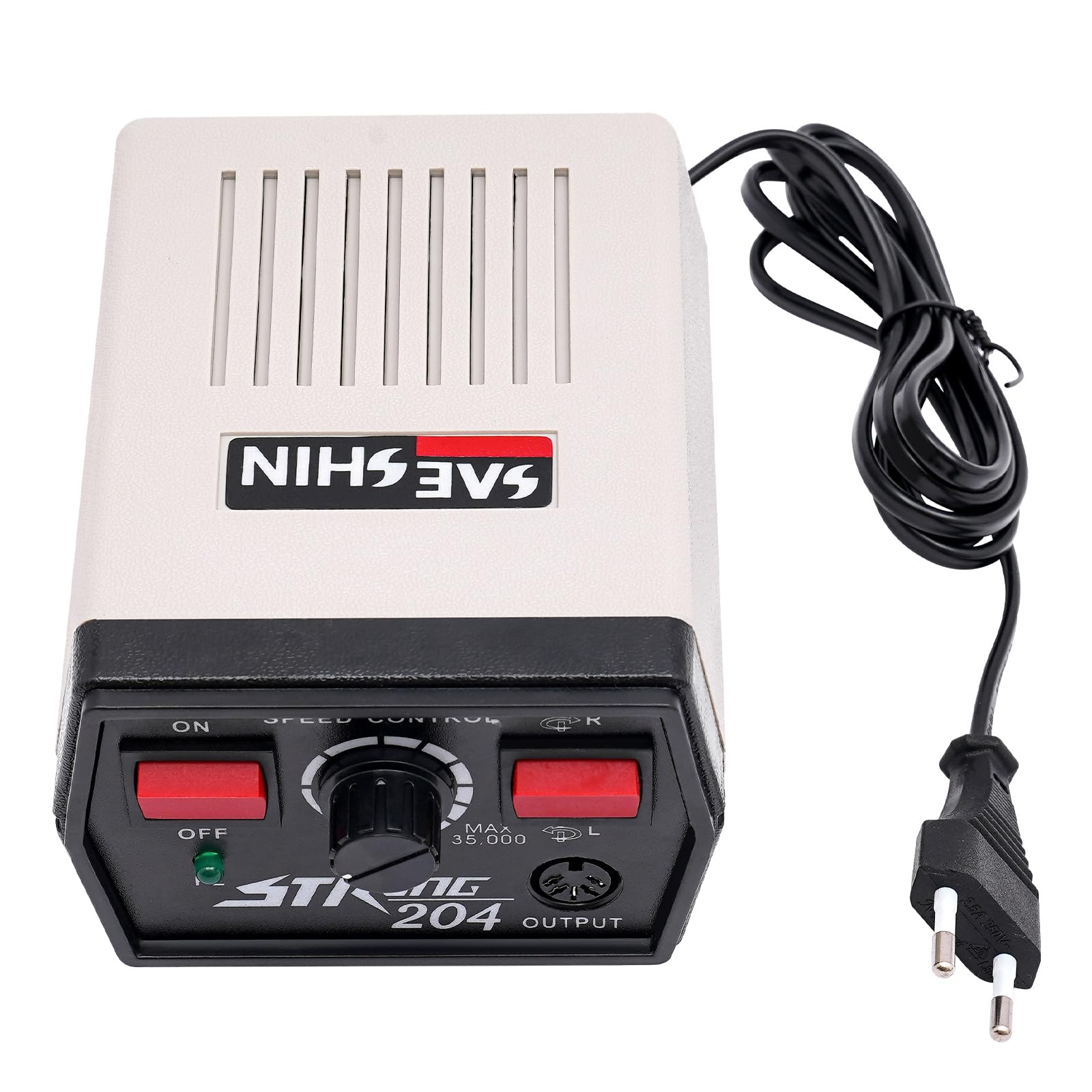 Mikrosilnik laboratoryjny 65 W, 35000 obr./min, elektryczna wiertarka jadeitowa, maszyna do polerowania, 230 V, przenośna maszyna do polerowania z 2 szczotkami węglowymi i pedałem nożnym, jednostka