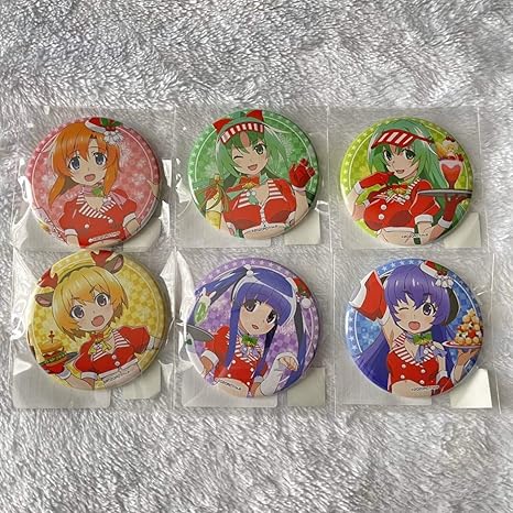 Amazon ひぐらしのなく頃に 業 Webくじ 缶バッジ 全種類 セット 竜宮レナ 園崎魅音 園崎詩音 北条沙都子 古手梨花 羽入 アニメ 萌えグッズ 通販