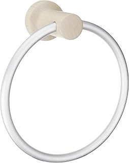 12 Bathroom Towel Hanging Ideas for Practical Clean Organization 101 TOTO Towel Ring Natural Wood YT404KR #ELW Fina Beige
