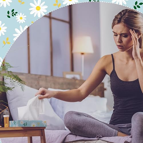 Miniatura 5 de Yinder 24 paquetes de 960 hojas de pañuelos faciales desechables para automóvil, cajas faciales desechables para pañuelos de viaje, cajas suaves de