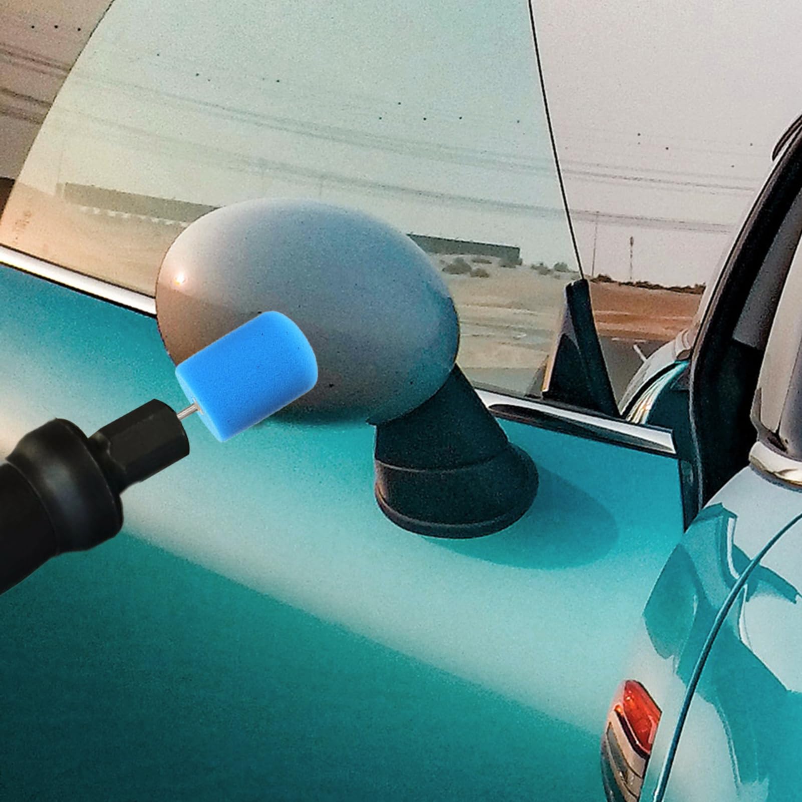 48stücke Teiliges Auto Polierpads Hochwertige Polierschwämme Für Effektives Polieren Und Buffing Von Fahrzeugen Geeignet Für Pneumatische Und Elektrische Poliermaschinen