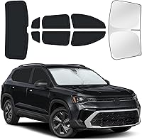 Vista 37 de Parasoles para ventanas de auto para bebé, 4 unidades de 20 x 12 pulgadas, adherencia estática, cubiertas para ventanas laterales, frontales