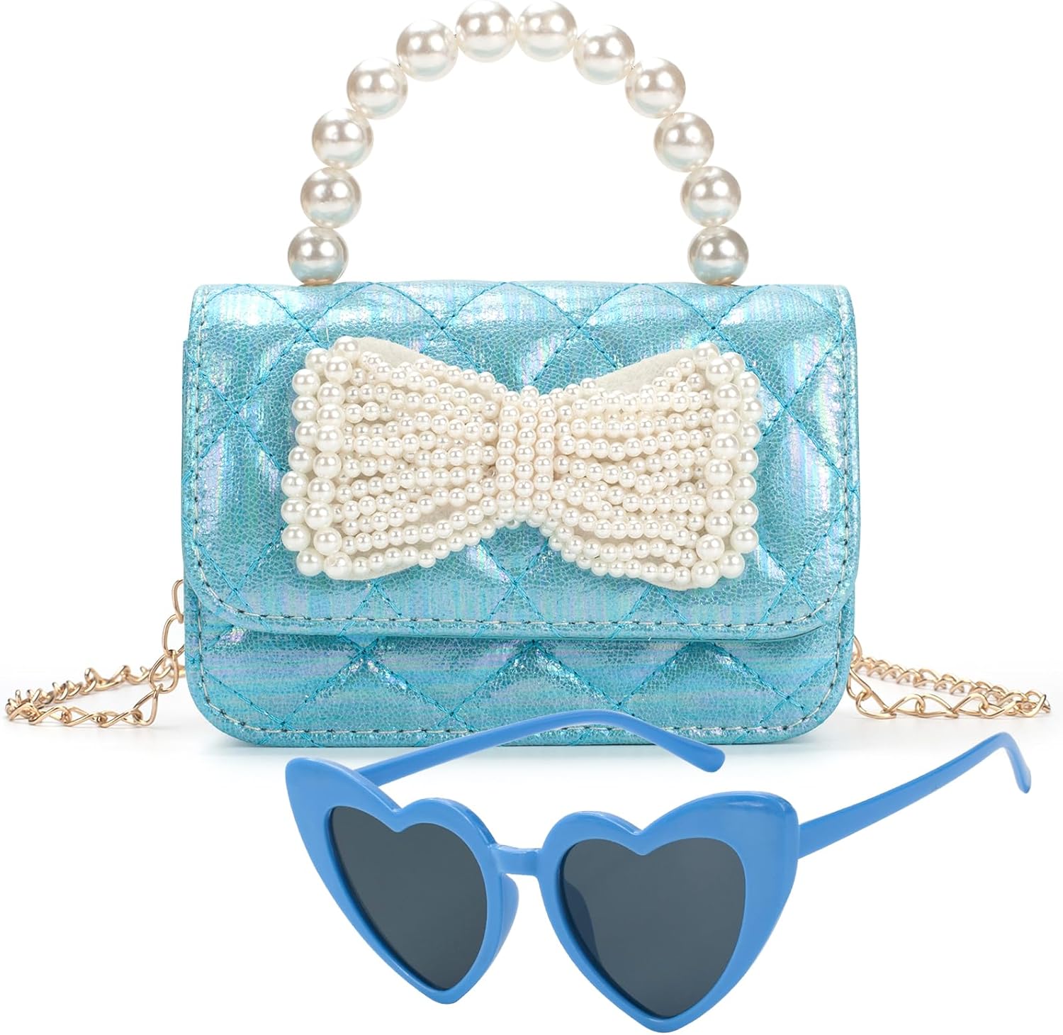 Toddler Purse, Kids Crossbody Bag Little Girls Bow Purse, Chirstmas Birthday Gift