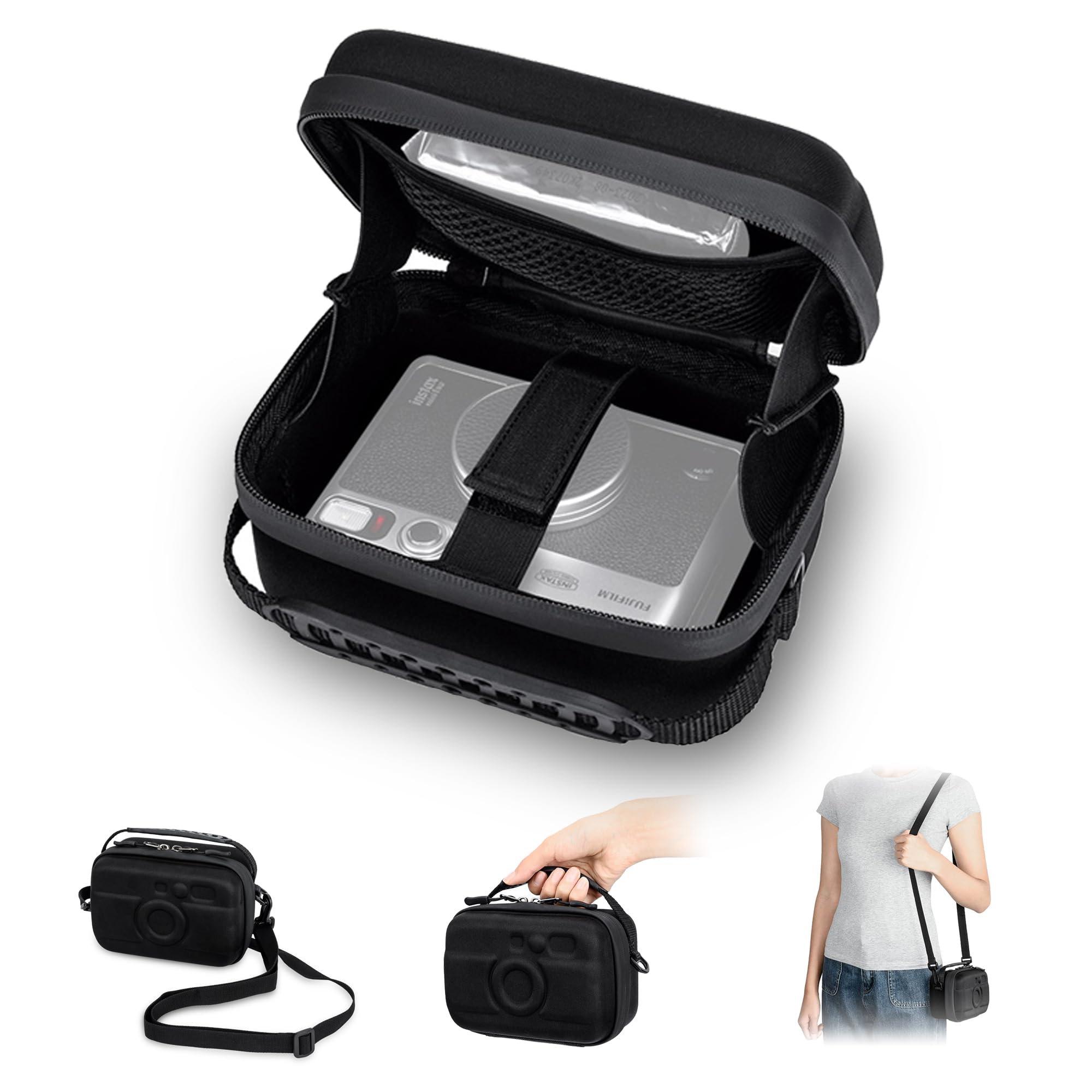 Amazon.co.jp: JJC instax mini Evo X100VI ハードEVA製カメラケース