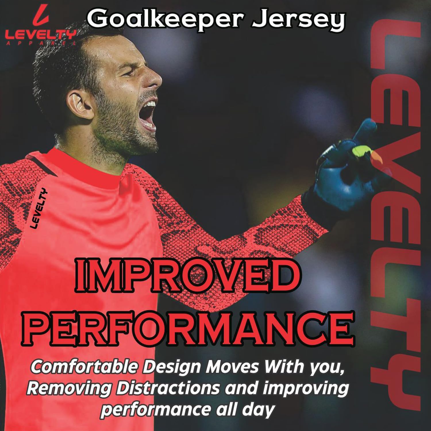Soccer Goalkeeper Jersey Adult/Youth Elbow Padded Long Sleeve Goalie Shirt Men Women Kids Goalkeeper Jersey - Image 6