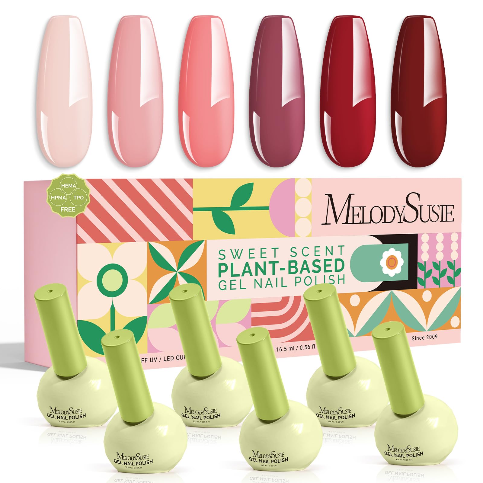 MelodySusie HEMA-Free Plant-Based Gel Nail Polish