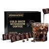 Cold Brew Mushroom Coffee, 15 Packets, Coffee Concentrate Liquid with 5 Adaptogenic Mushrooms, 100% Arabica Bean Extract for Immunity - Sugar Free, Keto, Vegan