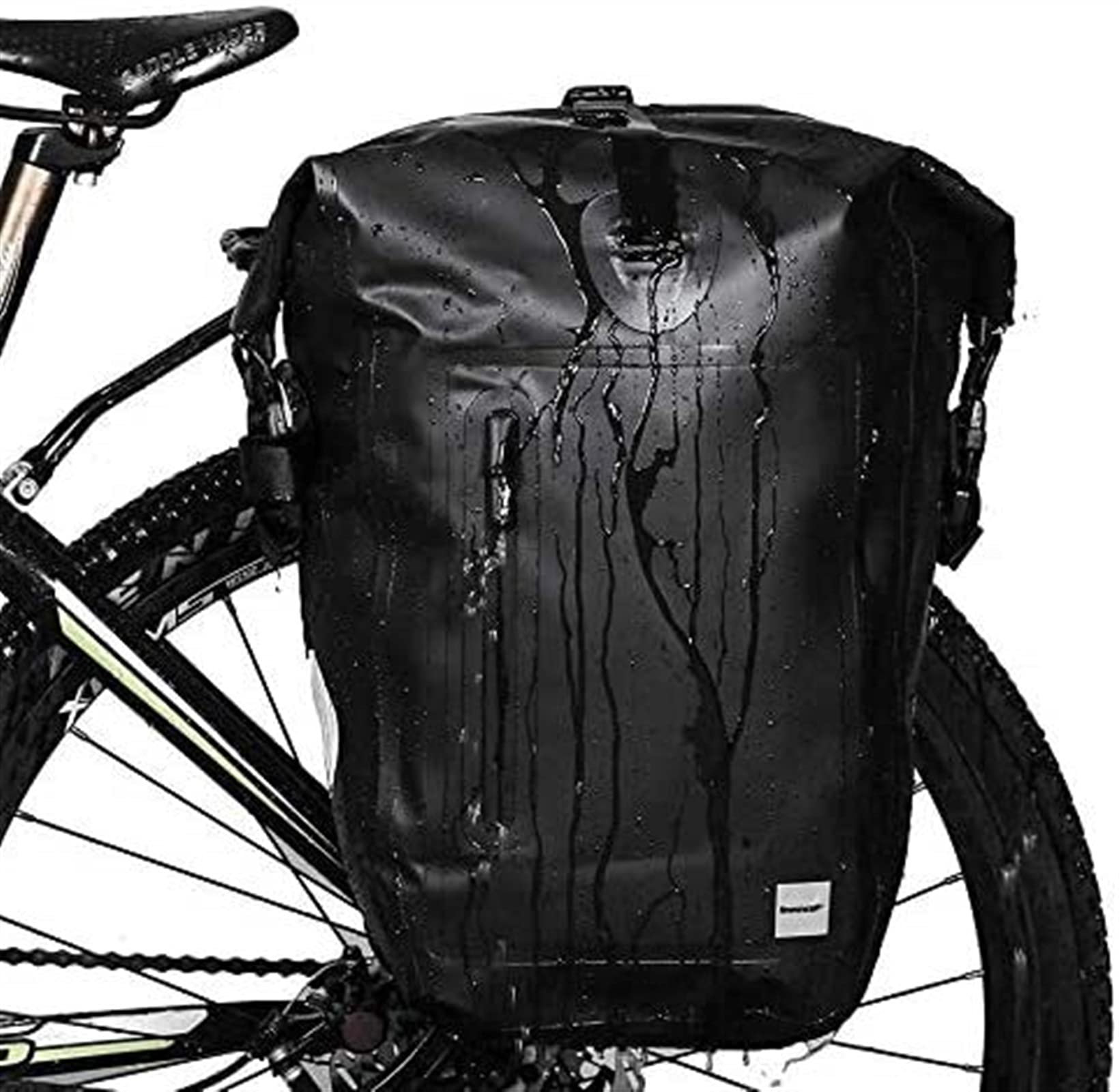 Sac de siège arrière vélo de montagne SSDD sacoche bagage étagère noire VTT