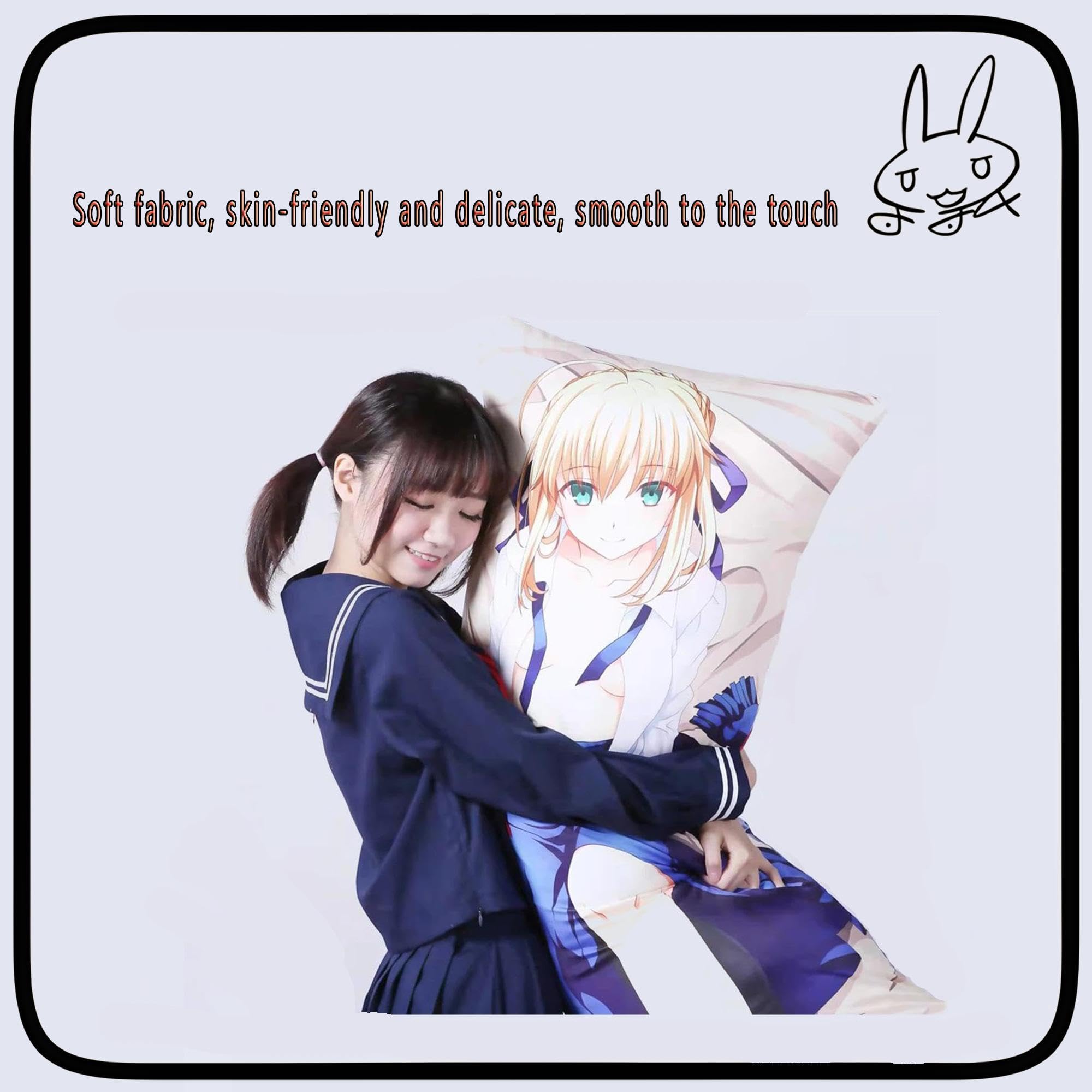 Anime Körperkissenbezug Kettensäge Mann Makima Dakimakura Anime Körperkissen Doppelseitiger lebensgroßer Körperkissenbezug-Makima-b,50x150cm-2WT