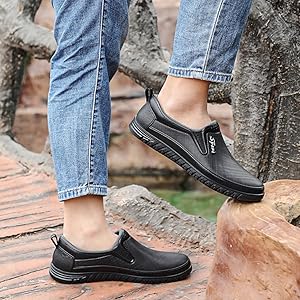 Amazon | [JUI3N] レインシューズ スリッポン 防水 メンズ レディース