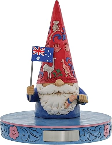 Miniatura 5 de Enesco Jim Shore Heartwood Creek - Figura australiana de gnomos alrededor del mundo, 5.5 pulgadas, multicolor