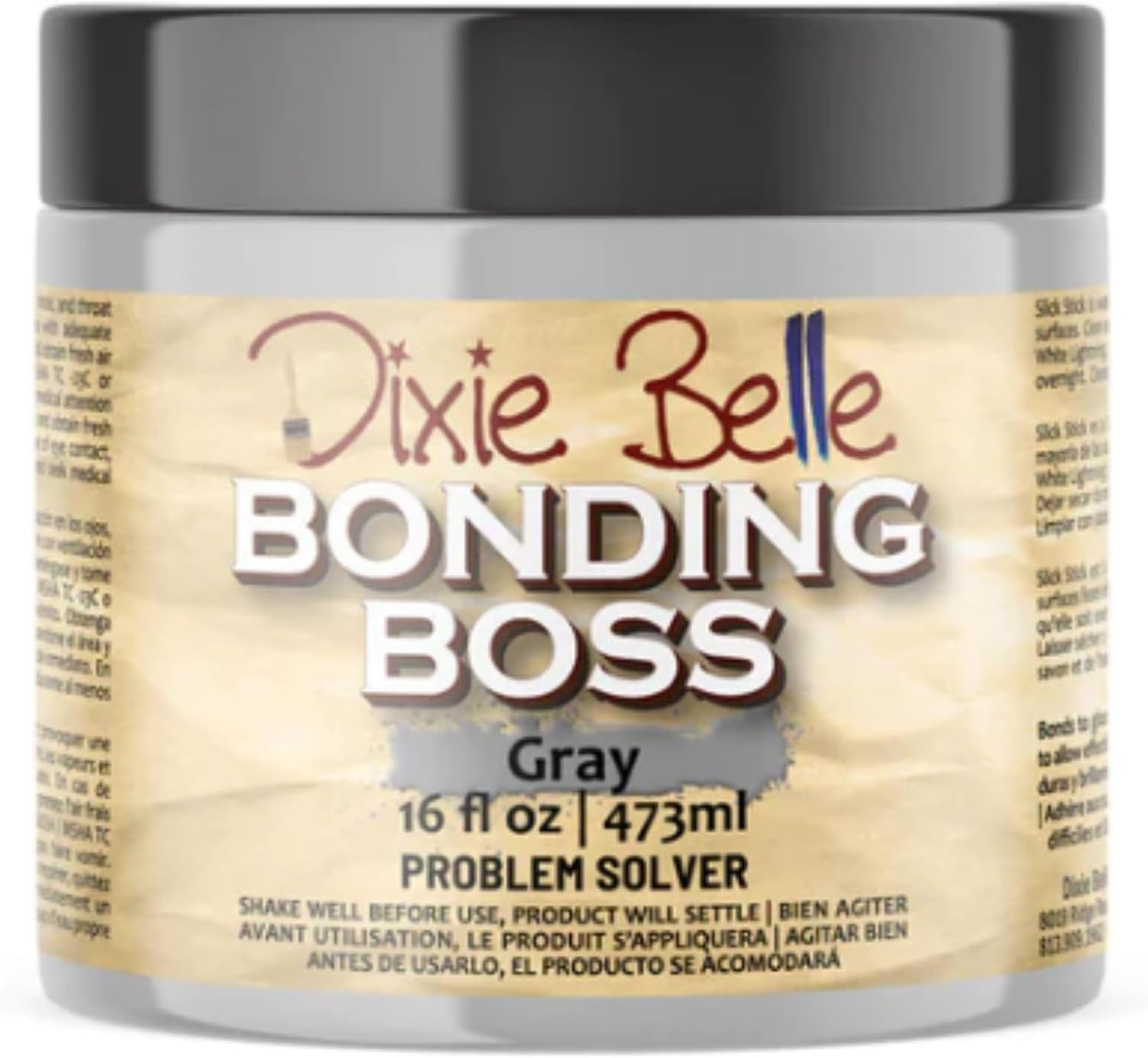 Dixie Belle Bonding BOSS Paint Primer Gray (16oz) Problem Solver