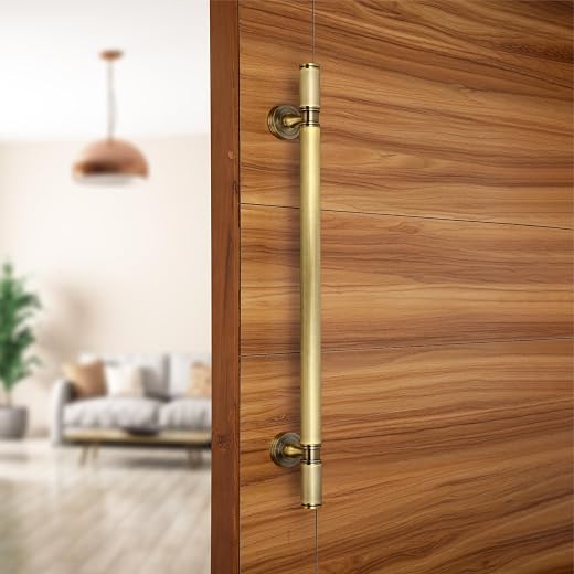LAPO 24 Inch Full Brass Main Door Handle, Door Handles for Main Door, Pull Handles for All The Doors of House, Office, Hot...