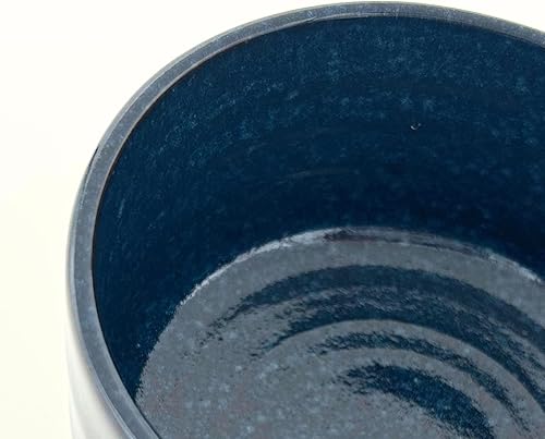 Vista 14 de Tazón de cerámica para matcha – Cuenco de Chawan Matcha, cuenco japonés, gris carbón, 21.1 oz, 21.0 fl oz Hecho en Japón