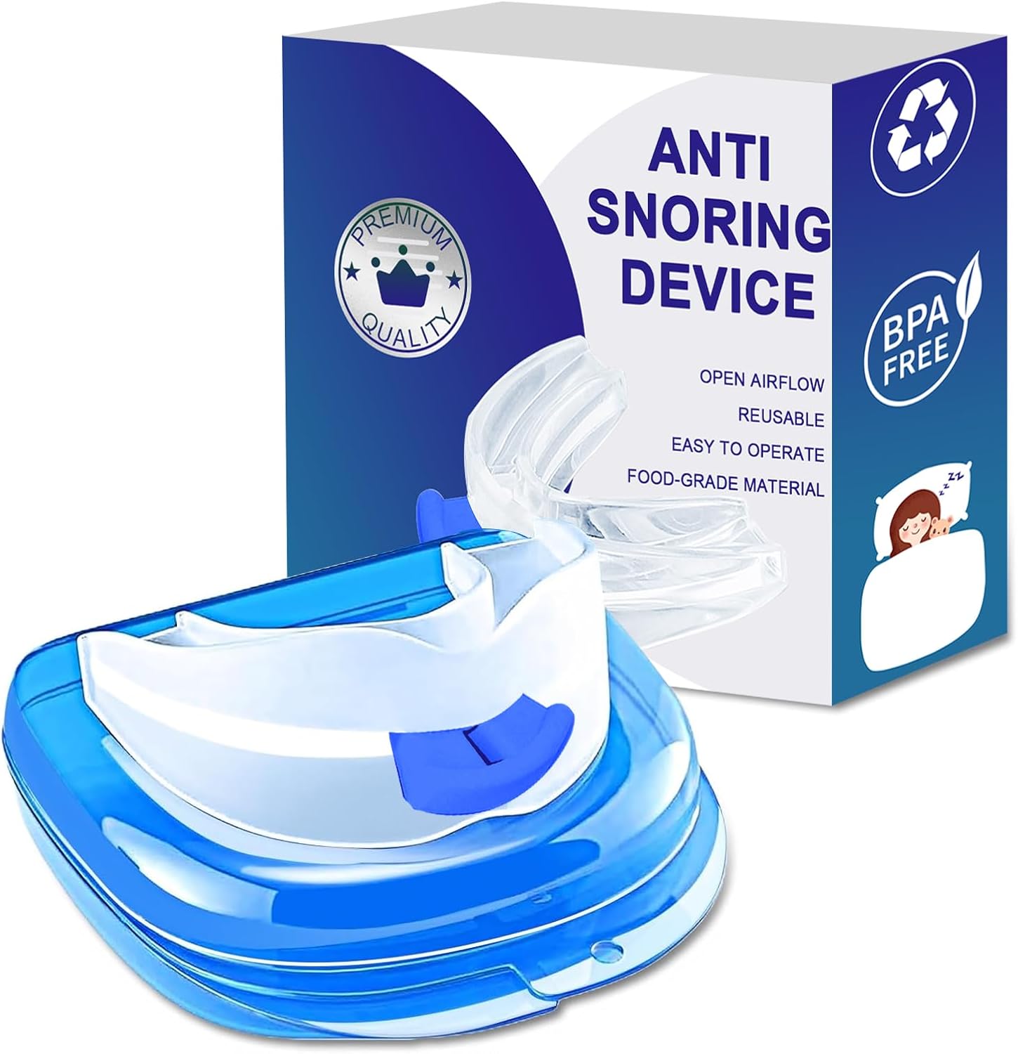Adjustable Snore Relief Mouthpiece: Tailored Comfort for Better Sleep
