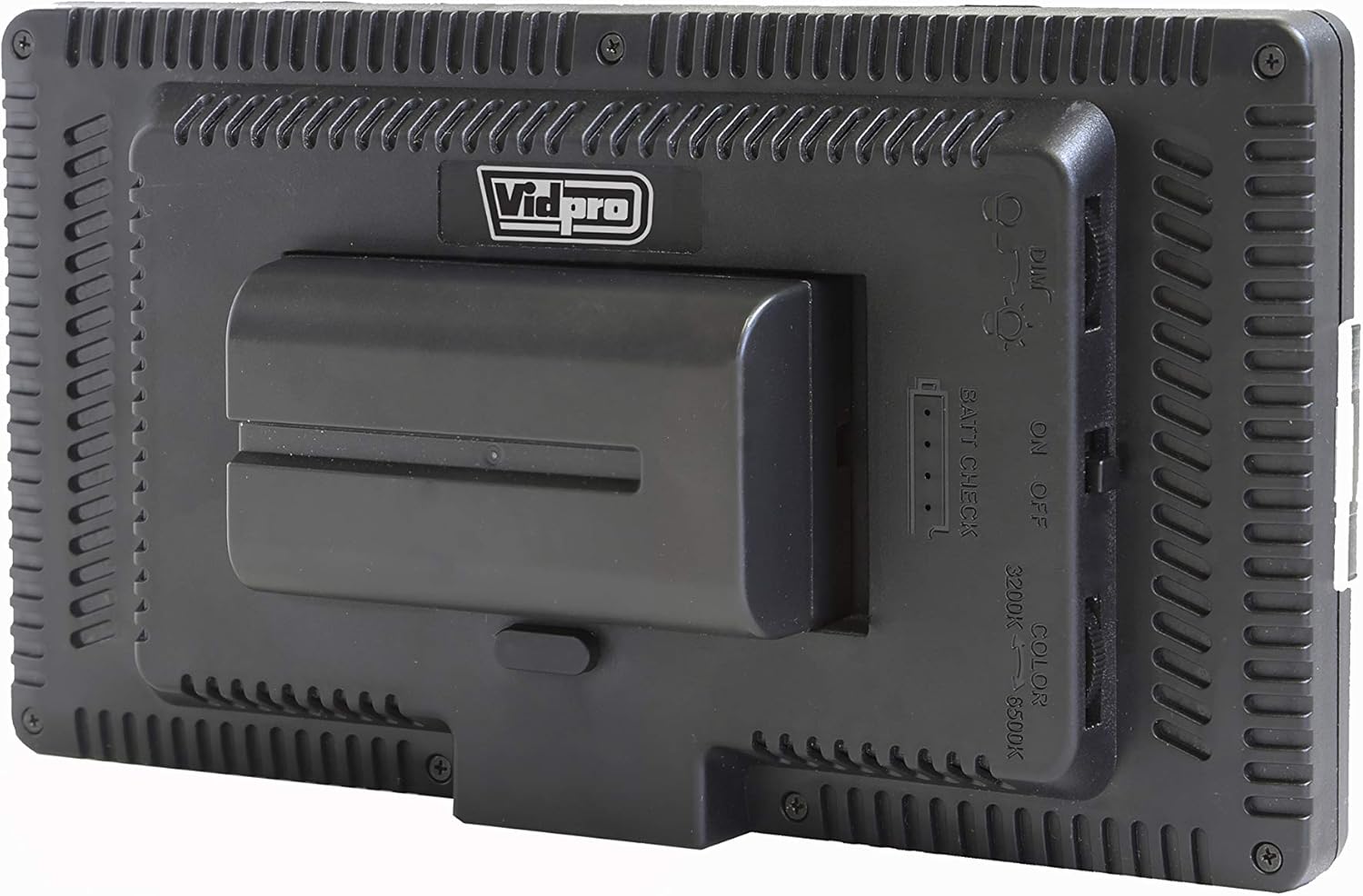 Vidpro LED-420 Professional 416 LED On-Camera Photo and Video Light Kit. Variable Color Temperature High CRI Includes Battery and Charger Perfect for On-Camera Use DSLRs Video Cameras Studio : Electronics