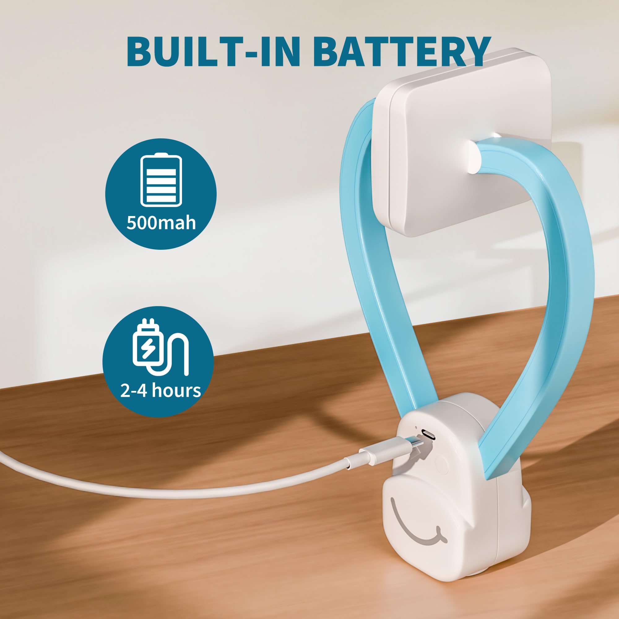 Interactive Cat Toys for Indoor Cats,Automatic String Feather Wand Teaser Enrichment Toy,USB-Rechargeable,Safe Self Play Chase Exercise,Hanging Cat Door Frame Toy for Bored Indoor Adult & Kitten Cats - image 7