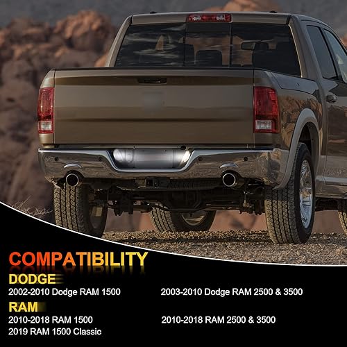 Miniatura 36 de Gempro Luz LED de señal de giro para Dodge Ram 2010-2018 1500 2500 3500 4500 5500 lámpara de espejo de remolque Len ahumado 68302828AA 68302829AA, 2