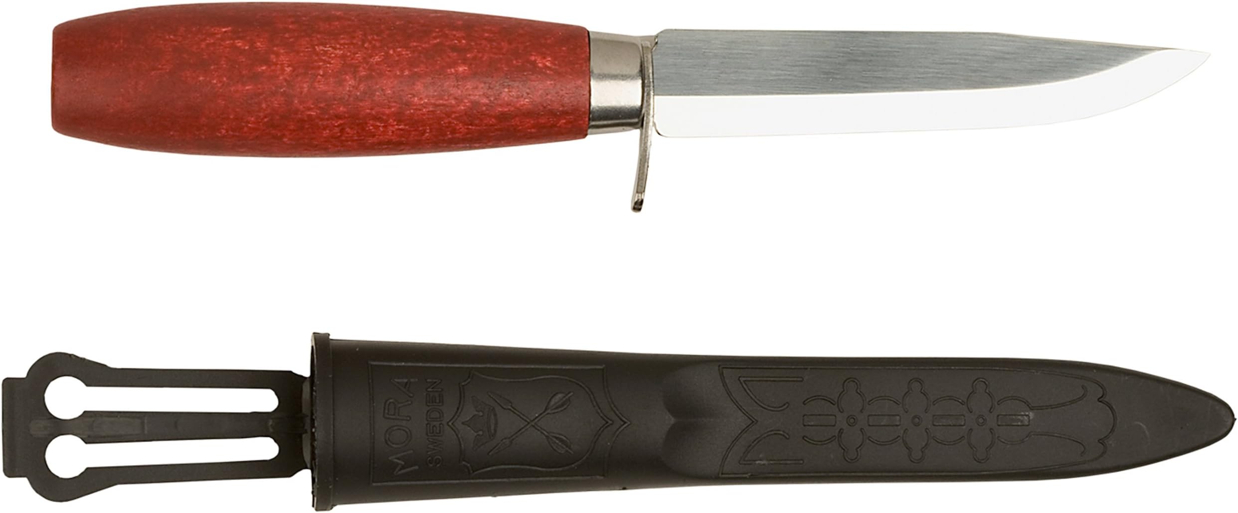 Morakniv Classic Craftsmen 612 Utility Knife with Carbon Steel Blade and Finger Guard, 4.2-Inch