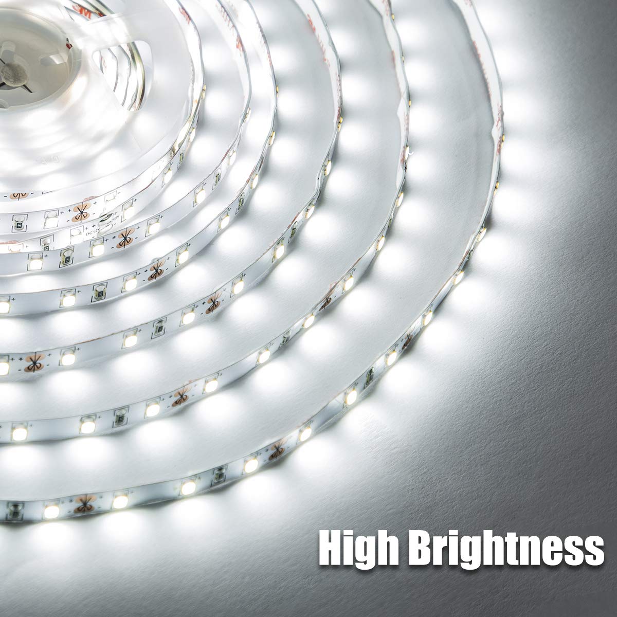 wobsion White Led Strip Lights, Under Counter Lights for Kitchen