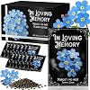 60Pack Forget Me Not Seeds Bulk - Memorial Seed Packets for Funeral Favors, Celebration of Life, Personalized Remembrance Gifts - Easy Planting Spring Flower Seeds Outdoor Garden Decor