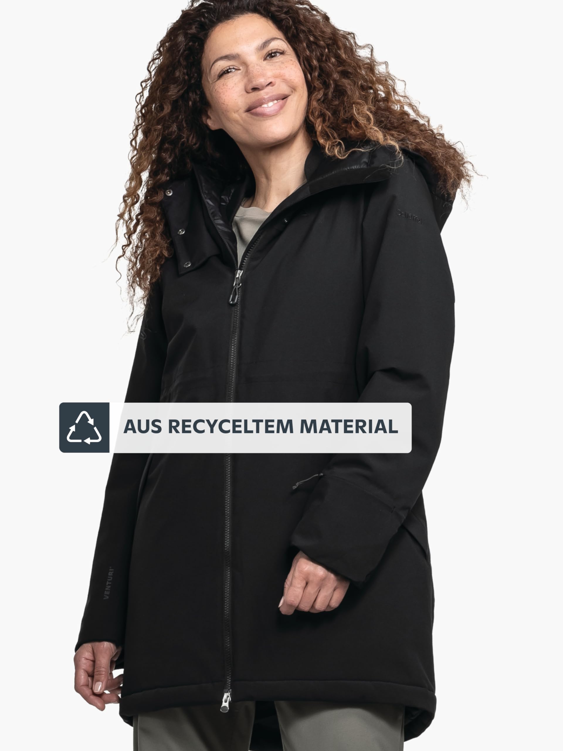 Schöffel Damen Ins Parka Style Crivat WMS, wasserdichte und atmungsaktive Winterjacke, komprimierbarer, leichter Parka mit nachhaltiger Wattierung