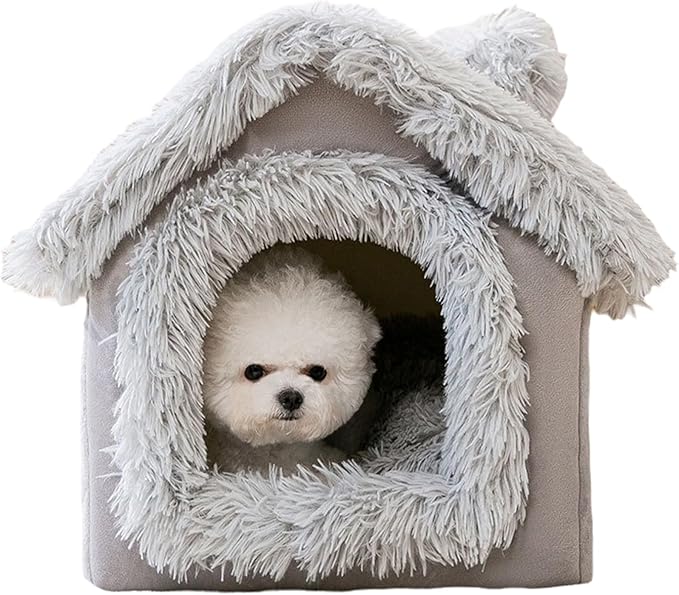 Cama Enclosed para Perro Mediano 40x35x38 cm Lavable miniatura 5