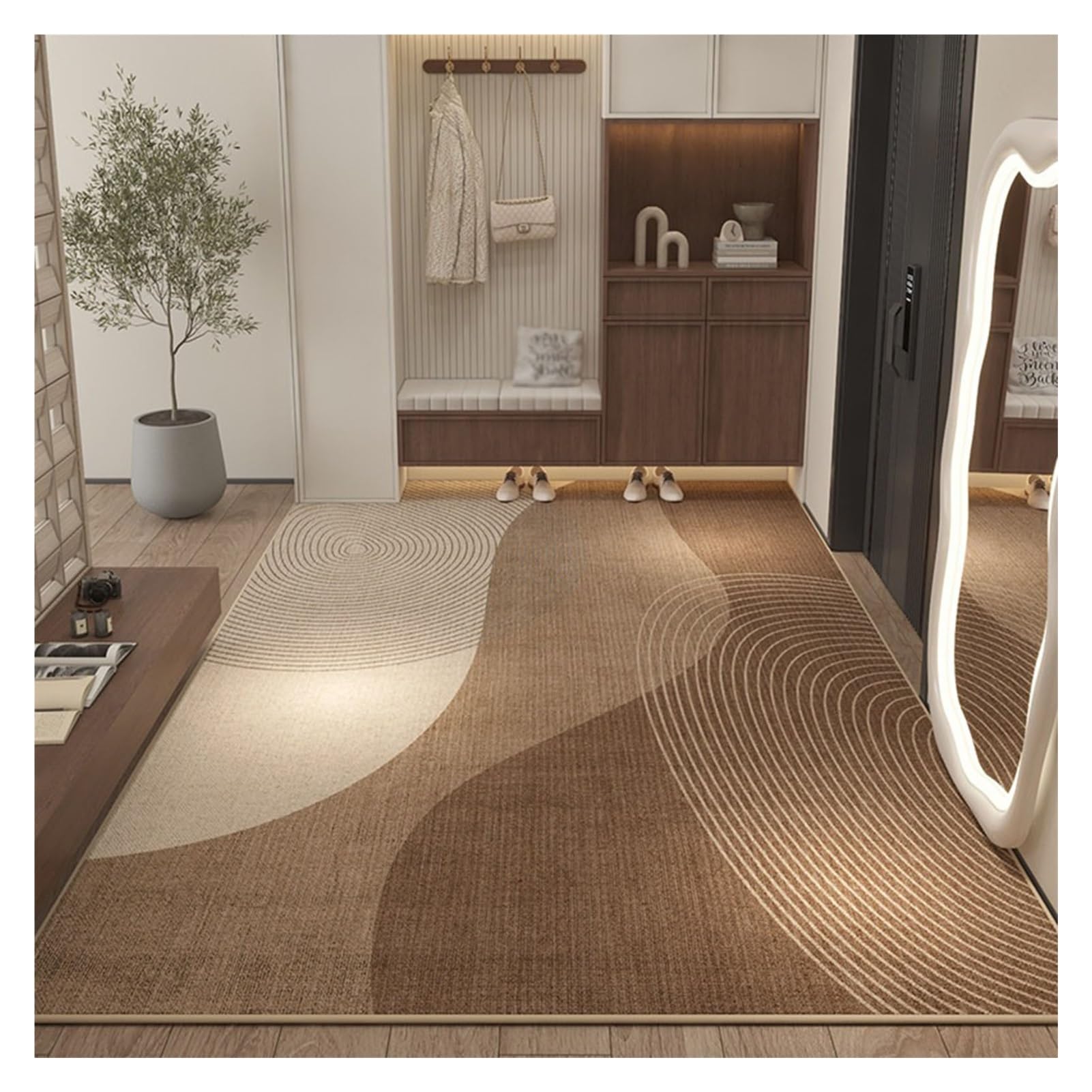 Tapis de couloir 120x200cm - Moquette douce d'intérieur pour maison et bureau