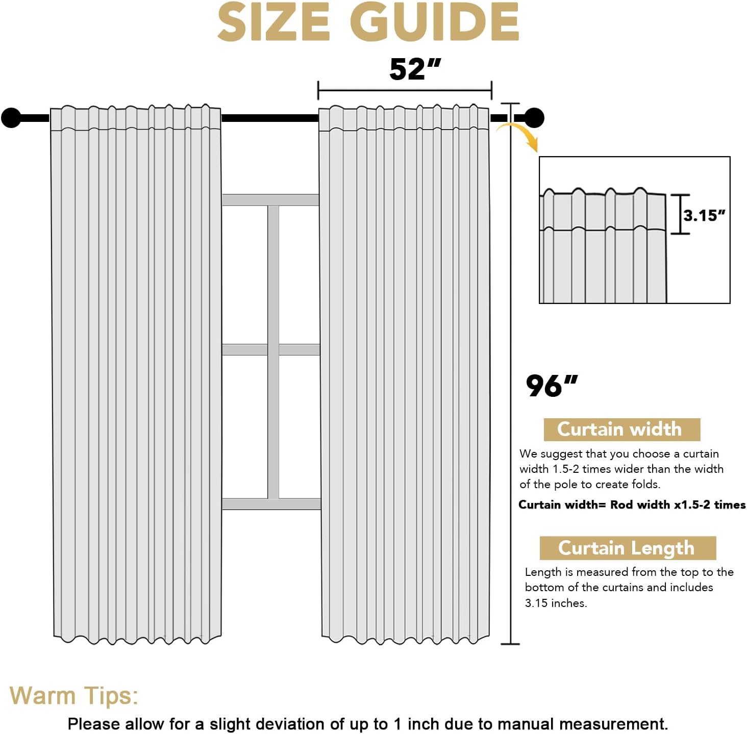 H.VERSAILTEX Velvet Patchwork Curtains Thermal Insulated Soundproof Room Darkening Drapes Rod Pocket Window Treatment Panels for Living Room Bedroom,2 Panels,Brown/Sage,52" W x 96" L
