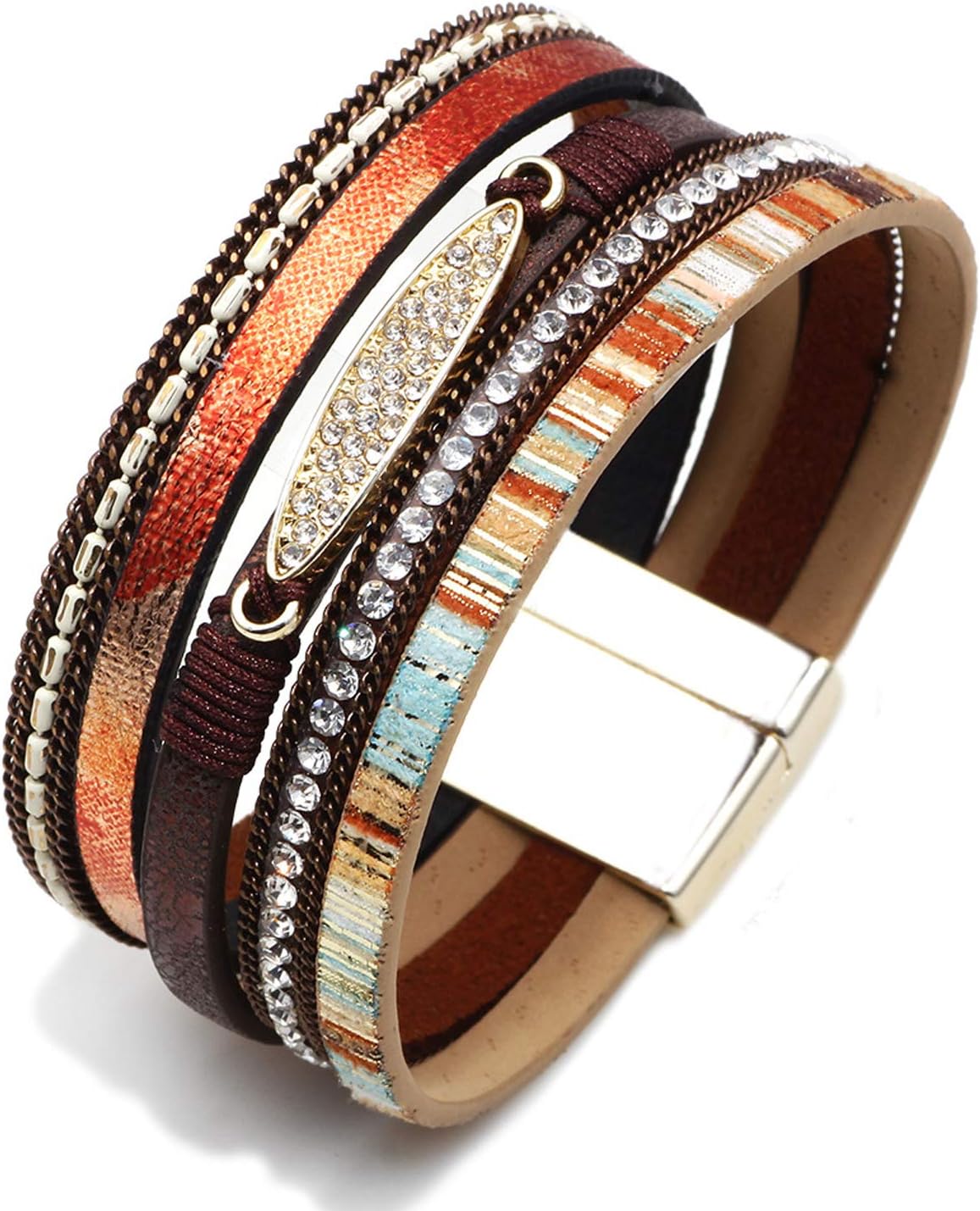 MallDou JewelryInspirational Tree of Life Leather Bracelets for Women Boho Jewelry Gifts for Women Wristbands Cuff Bracelet